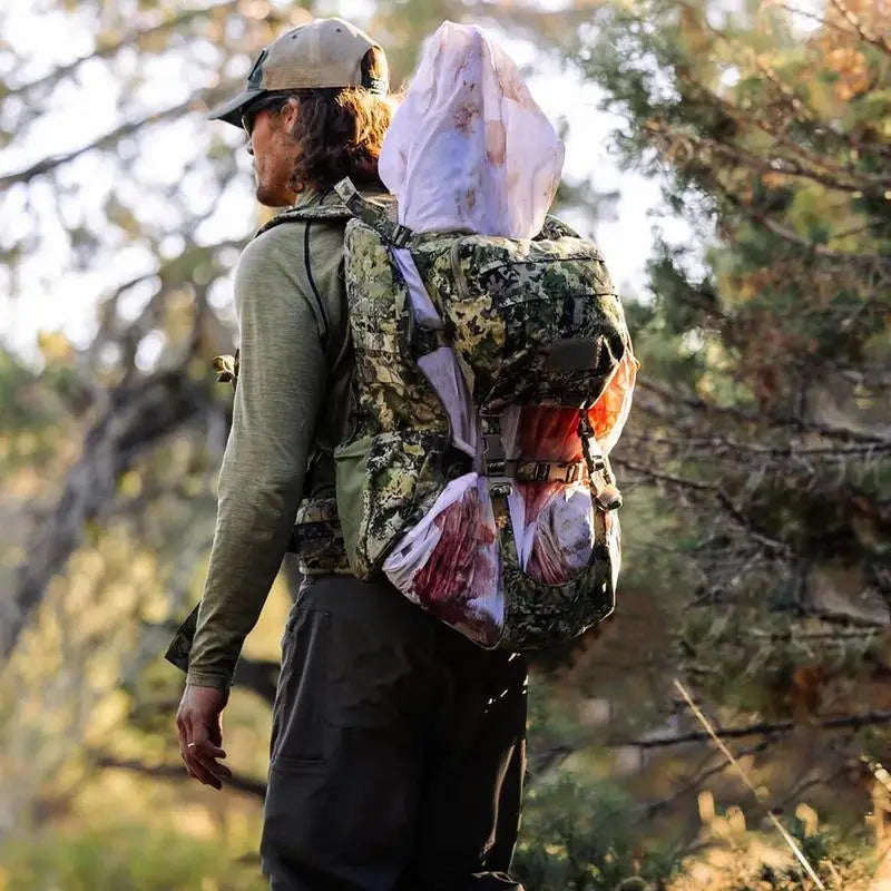 6x Reusable Hunting Meat Bags with Reflective Strip