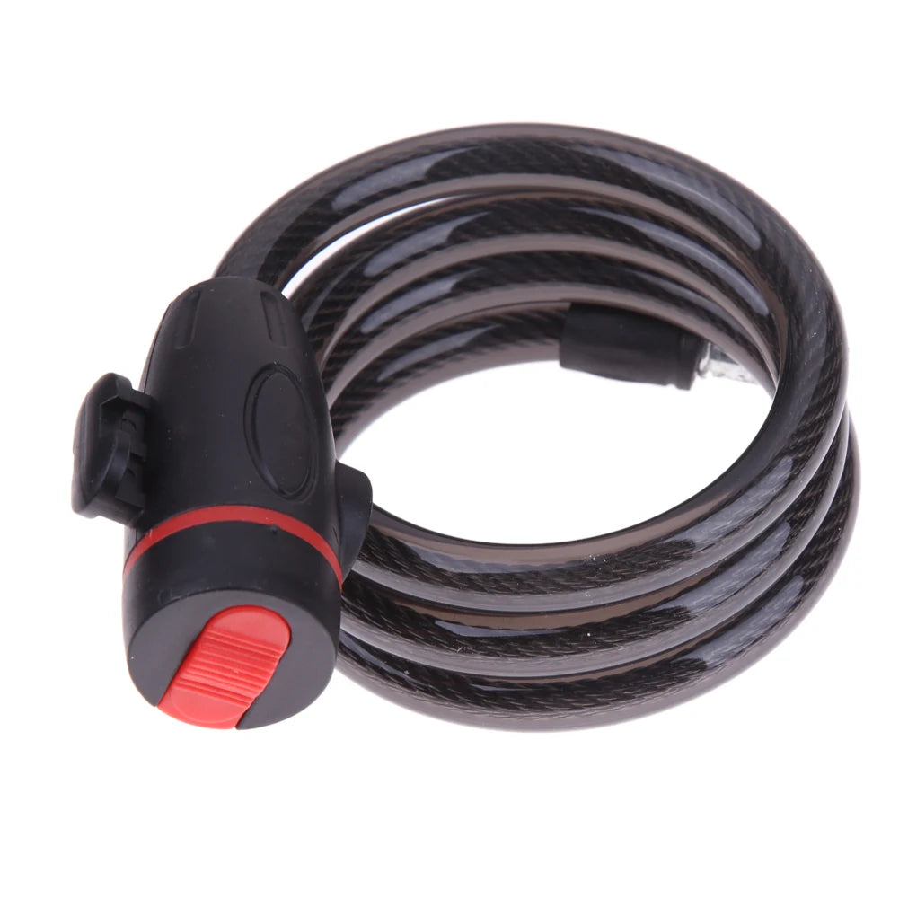 Universal Lock Anti-theft Road Bike Steel Wire Chain Lock Motorcycle Helmet Folding Bike Electric Scooter Padlock
