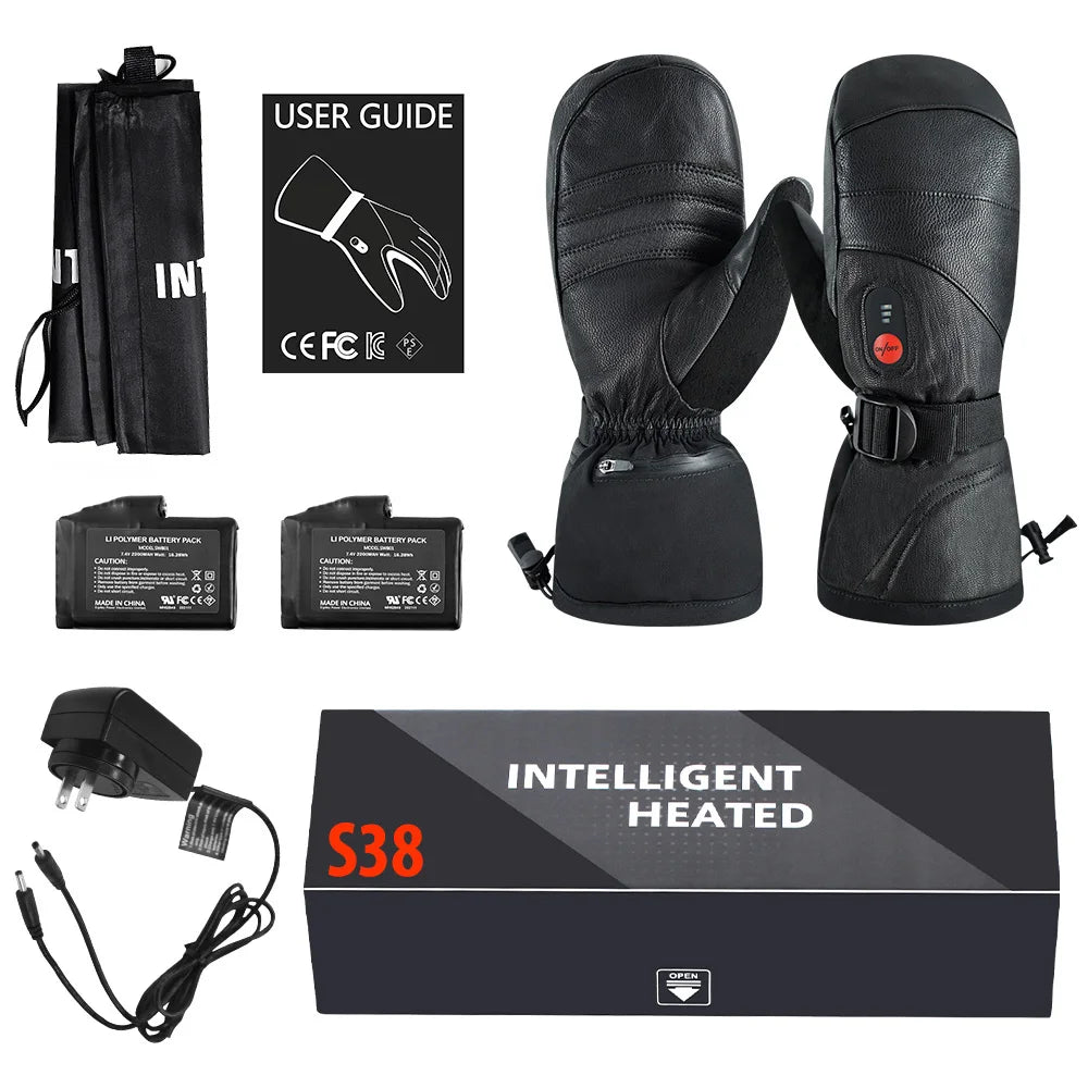 Savior Many Types Mittens Heated Gloves Touch Phone Waterproof Windproof Battery Electric Skiing Gloves Men Women