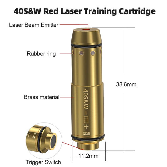 40S&W Dry Fire Laser Trainer - Hunting Accessories