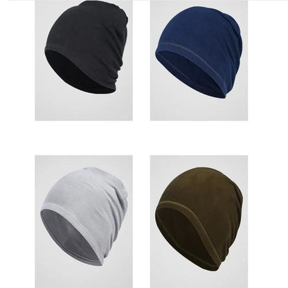 Winter  Running Skiing Cycling Helmet Liner Thermal Fleece Windproof for Men Women