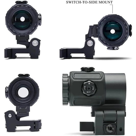 Holographic Collimator Sight 558+G33/G45 Red Dot Optic Sight W/20mm Rail Mounts &Quick Detach Lever