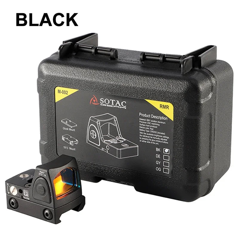 Mini MR Red Dot Sight Collimator Rifle Scope fit 20mm Rail For Airsoft / Hunting Rifle