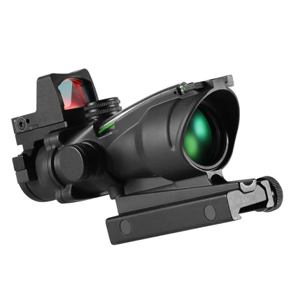 Adjustable 4x32 Red Dot 1x  4x Scope  Red Dot Tactical Scope 20mm Rail Scope for Hunting
