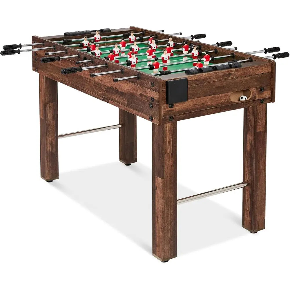 Competition Sized Foosball Table, Arcade Soccer Table for Home, Game Room, w/2 Balls, 2 Cup Holders