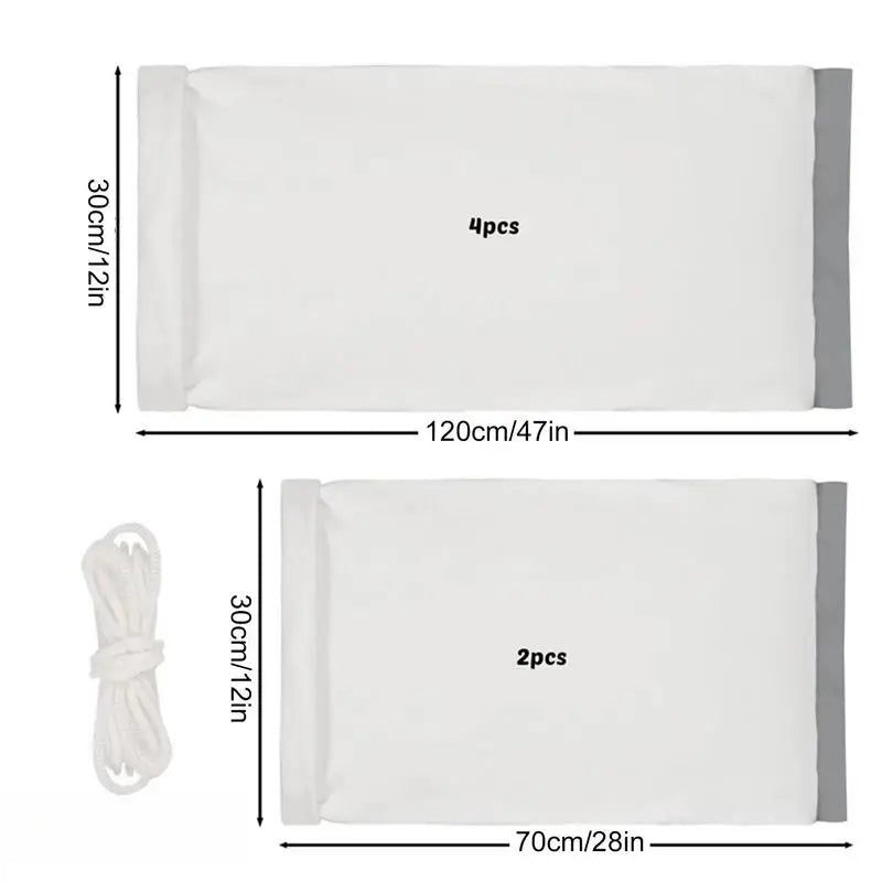 6x Reusable Hunting Meat Bags with Reflective Strip