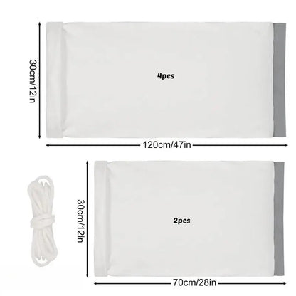 6x Reusable Hunting Meat Bags with Reflective Strip