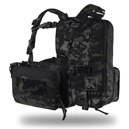 Backpack Bag with Chest Rig Vest for Magazine Pouch