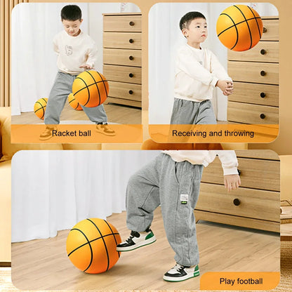 Silent foam Basketball & Soccer Ball 18/21/24cm