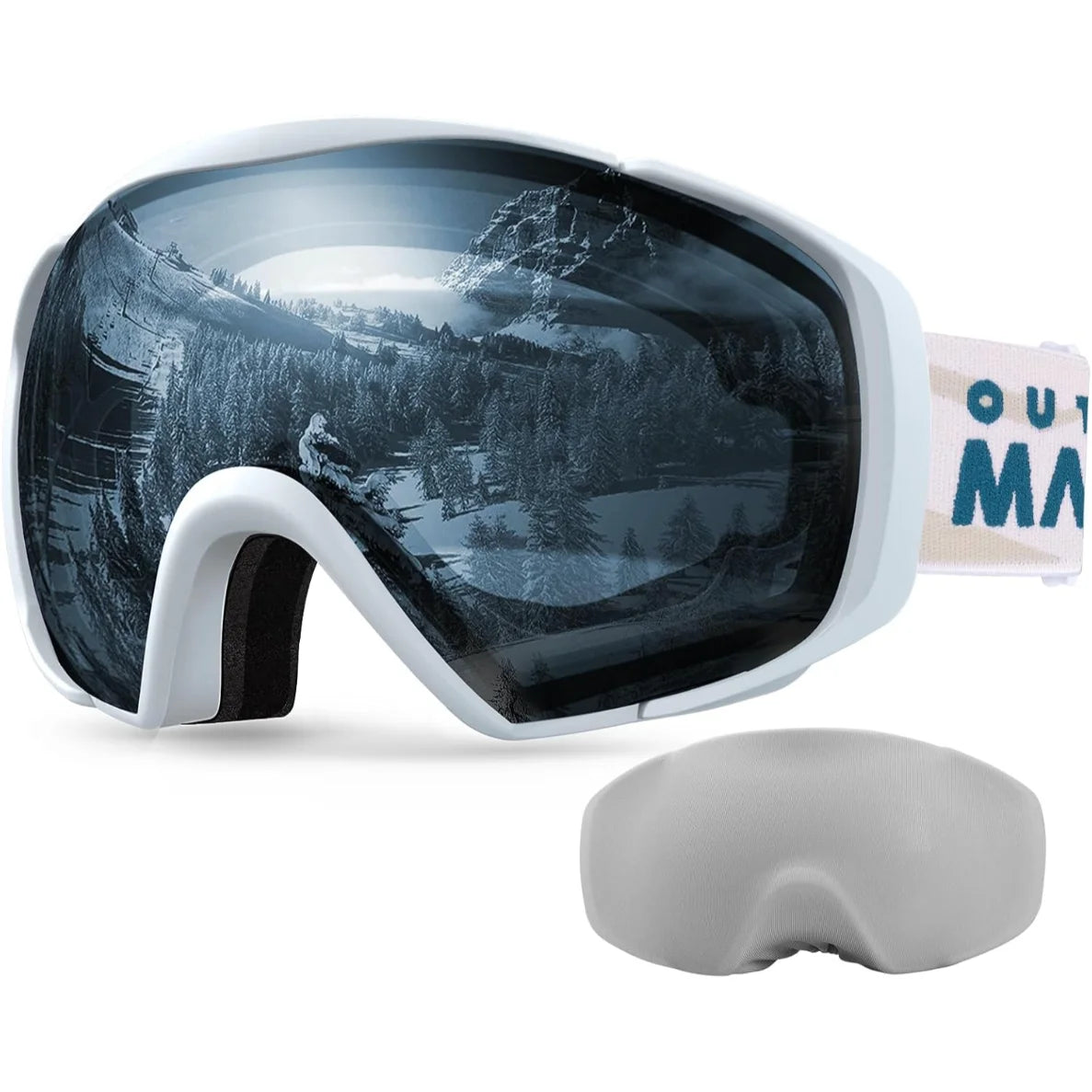 Goggles OTG Anti-Fog, Snowboarding