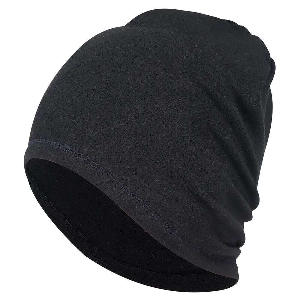 Winter  Running Skiing Cycling Helmet Liner Thermal Fleece Windproof for Men Women