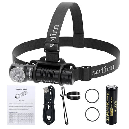 4000lm Rechargeable Headlamp with LED Magnetic