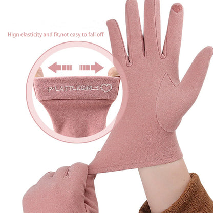 Women's Winter Warm Gloves Touchscreen Texting Thick Thermal Snow Gloves
