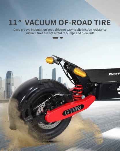 GT06 1200W Foldable E-Scooter for Adults -Max Speed 25MPH, 48V 13AH/23.4AH, 11"Off-Road Tires | US Stock, Factory Direct