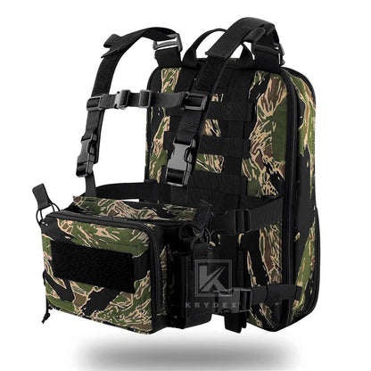 Backpack Bag with Chest Rig Vest for Magazine Pouch