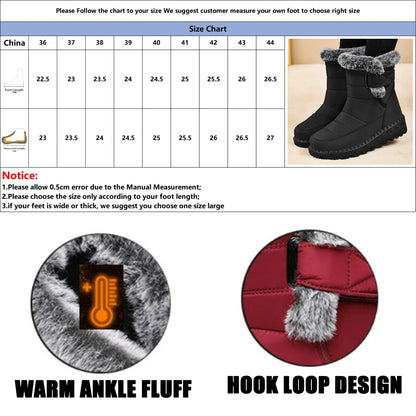 Women's Winter Boots  2026 New Faux Fur Long Plush Platform Shoes Warm Cotton Couples Ankle Boots