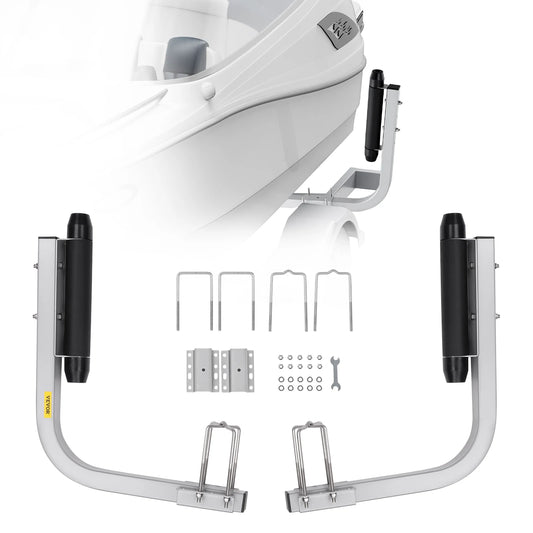 SucceBuy Boat Trailer Guide Adjustable Guide Poles 2PCS Rustproof Galvanized Steel Trailer Guide for Ski Boat Sailboat Trailer