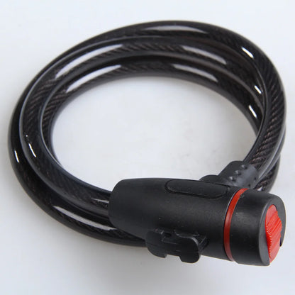 Universal Lock Anti-theft Road Bike Steel Wire Chain Lock Motorcycle Helmet Folding Bike Electric Scooter Padlock