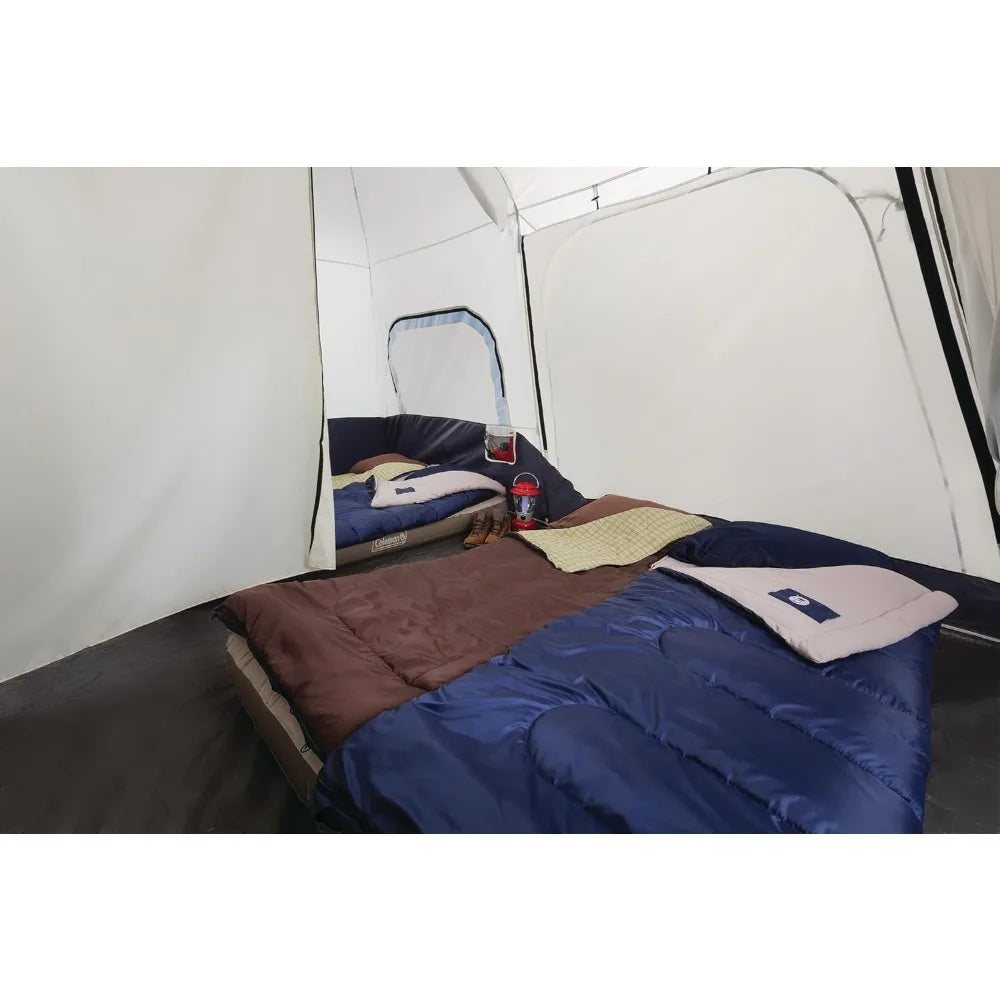 Instant Camping Tent with 1-Minute Setup, Tent with Pre-Attached Poles, Air Vent, & Carry Bag