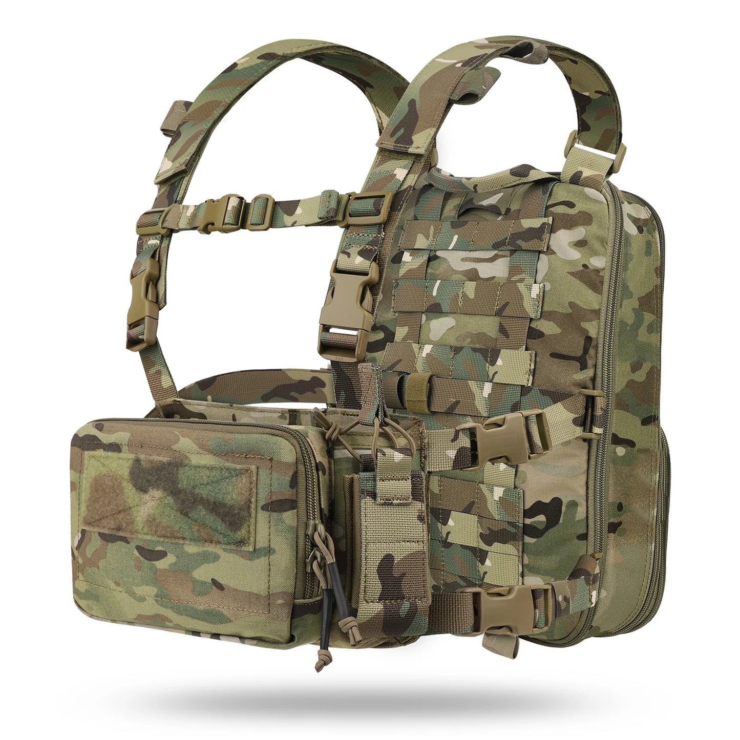 Backpack Bag with Chest Rig Vest for Magazine Pouch