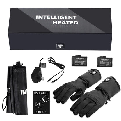 Winter Wind & Waterproof Thermal Heated Gloves with Rechargeable Battery
