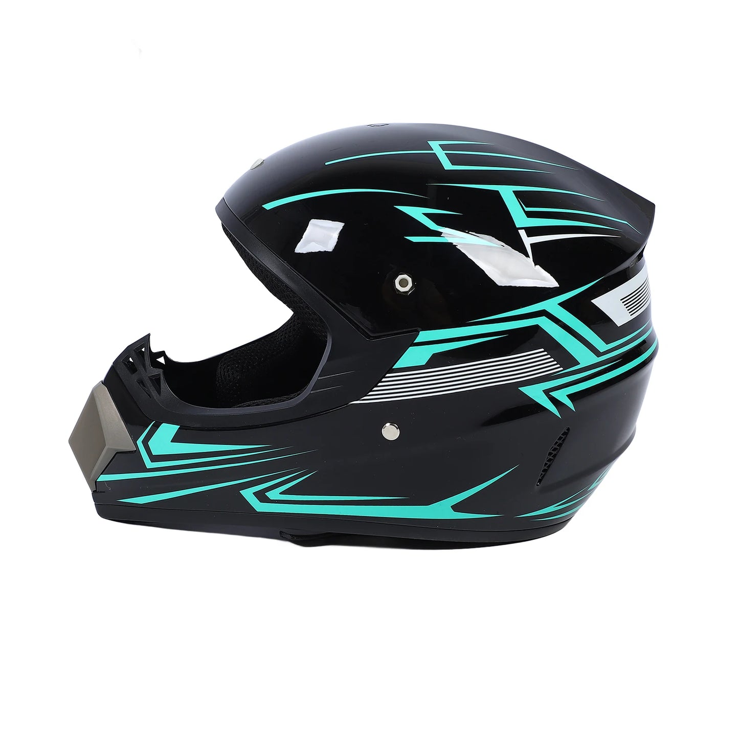Full Face Motocross Helmet  Resistant ABS Engineering Plastic for Adult