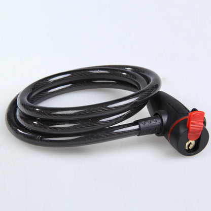 Universal Lock Anti-theft Road Bike Steel Wire Chain Lock Motorcycle Helmet Folding Bike Electric Scooter Padlock