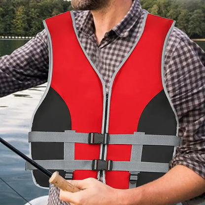 Women Life Vest With Lifeguard Whistle Lightweight Adults Swimming Vest For Water Skiing Boating