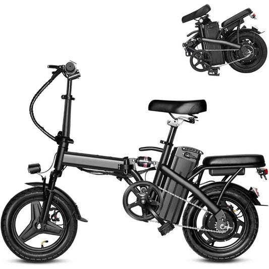 High quality - Electric Bike for Adults,  576WH Removable Battery,14"/20" Folding , 20MPH - NEW