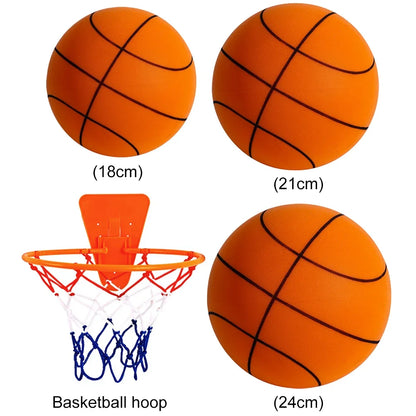Silent foam Basketball & Soccer Ball 18/21/24cm