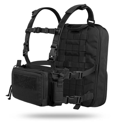 Backpack Bag with Chest Rig Vest for Magazine Pouch