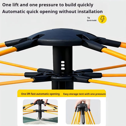 Automatic Pop-Up Travel Camping Tent with Two doors & Windows