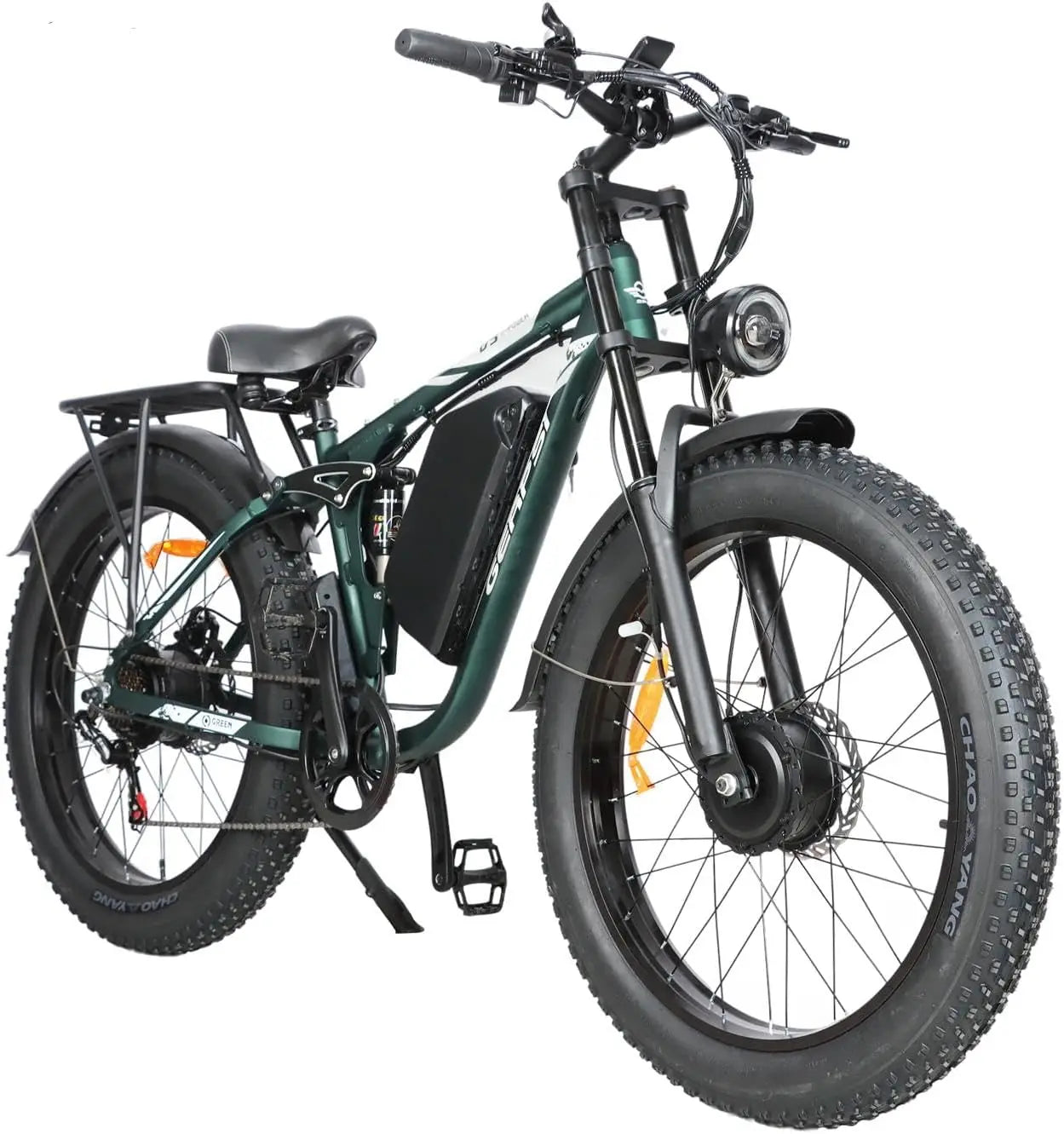 Electric Bicycle 60V 30AH Battery Max Speed 42 MPH