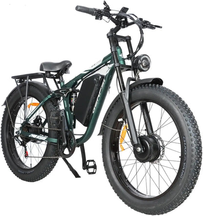Electric Bicycle 60V 30AH Battery Max Speed 42 MPH