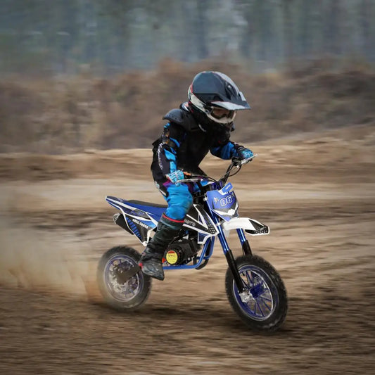 49cc 2-Stroke Kids Off Road Mini Gas Power Motocross Children with Front Rear Disc
