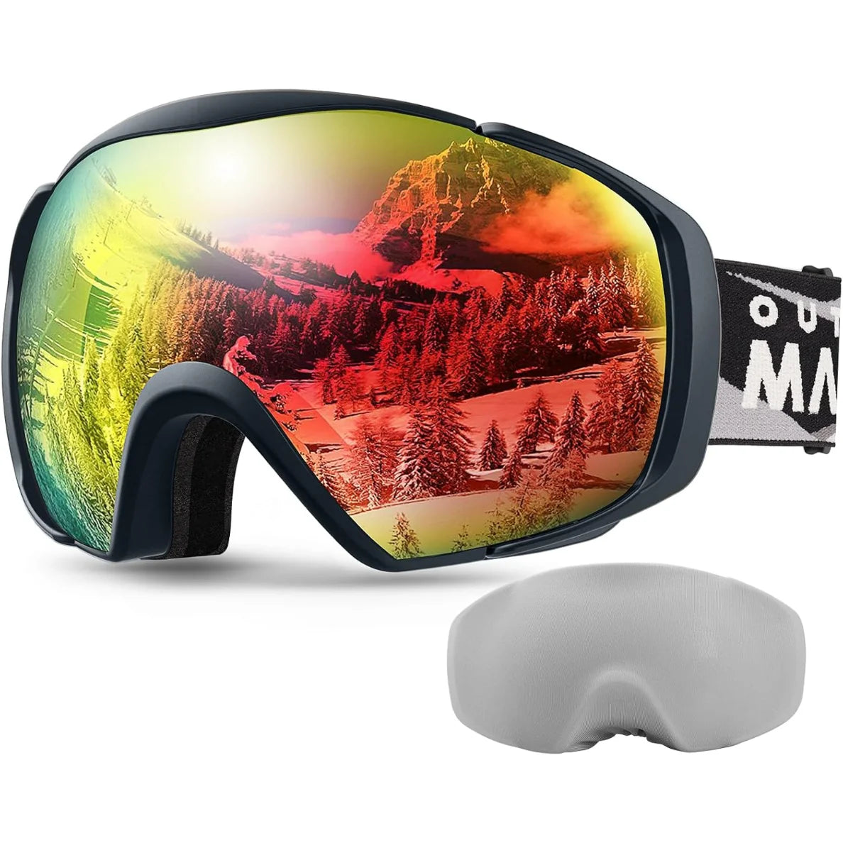 Goggles OTG Anti-Fog, Snowboarding