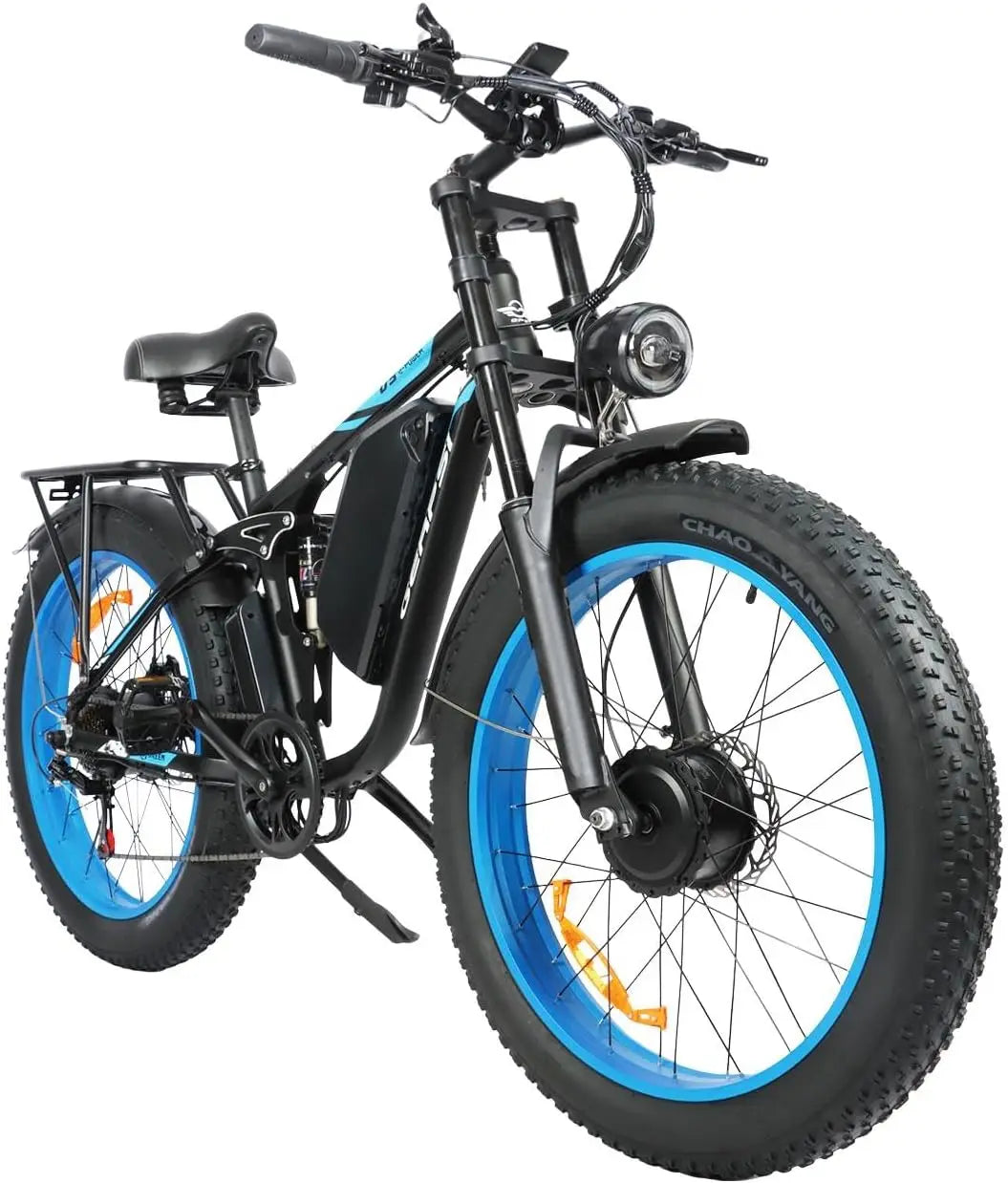 Electric Bicycle 60V 30AH Battery Max Speed 42 MPH