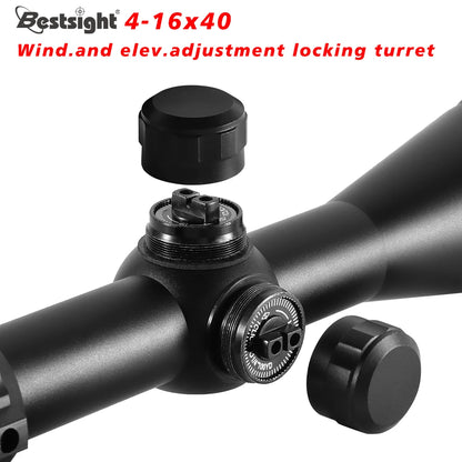 4-16X40 AOE Optics Hunting Riflescope Red & Green Dot Illuminated Sight