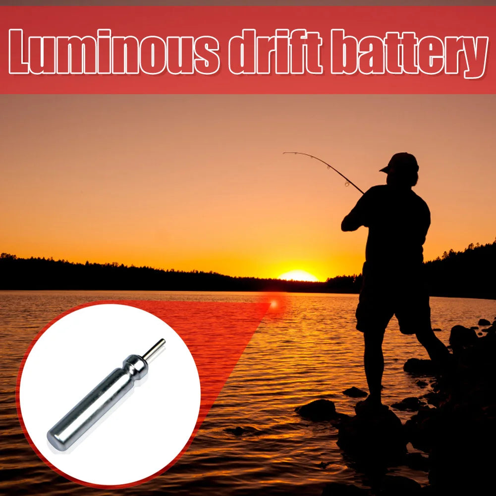 10-100PCS Fishing Floats Battery CR425 Night Fishing Light Luminous 3.6V Battery Fishing Accessory