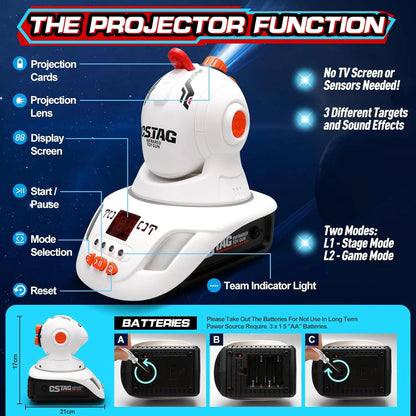 Duck UFO Hunting Shooting Projector Game Toy