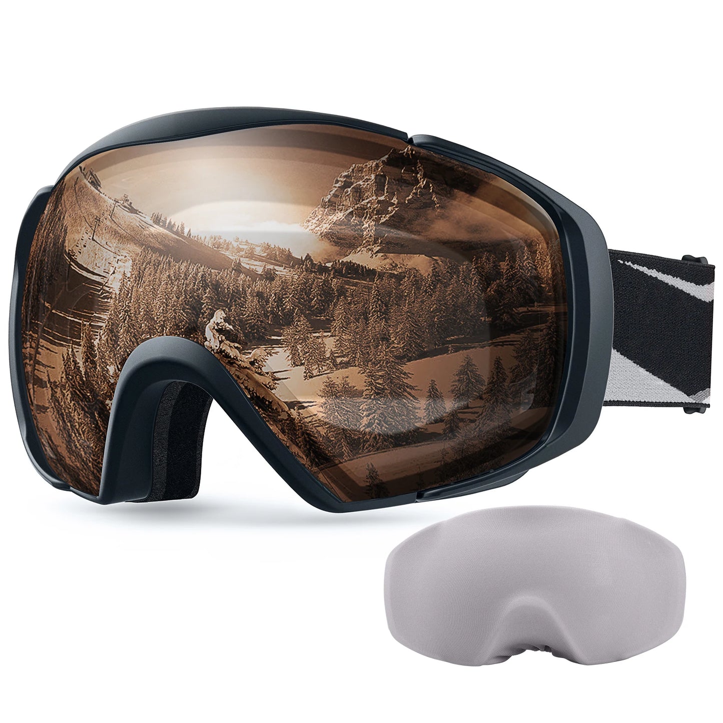 Goggles OTG Anti-Fog, Snowboarding