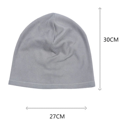 Winter  Running Skiing Cycling Helmet Liner Thermal Fleece Windproof for Men Women